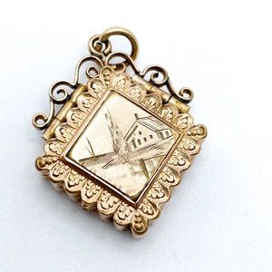 Antique Engraved Locket